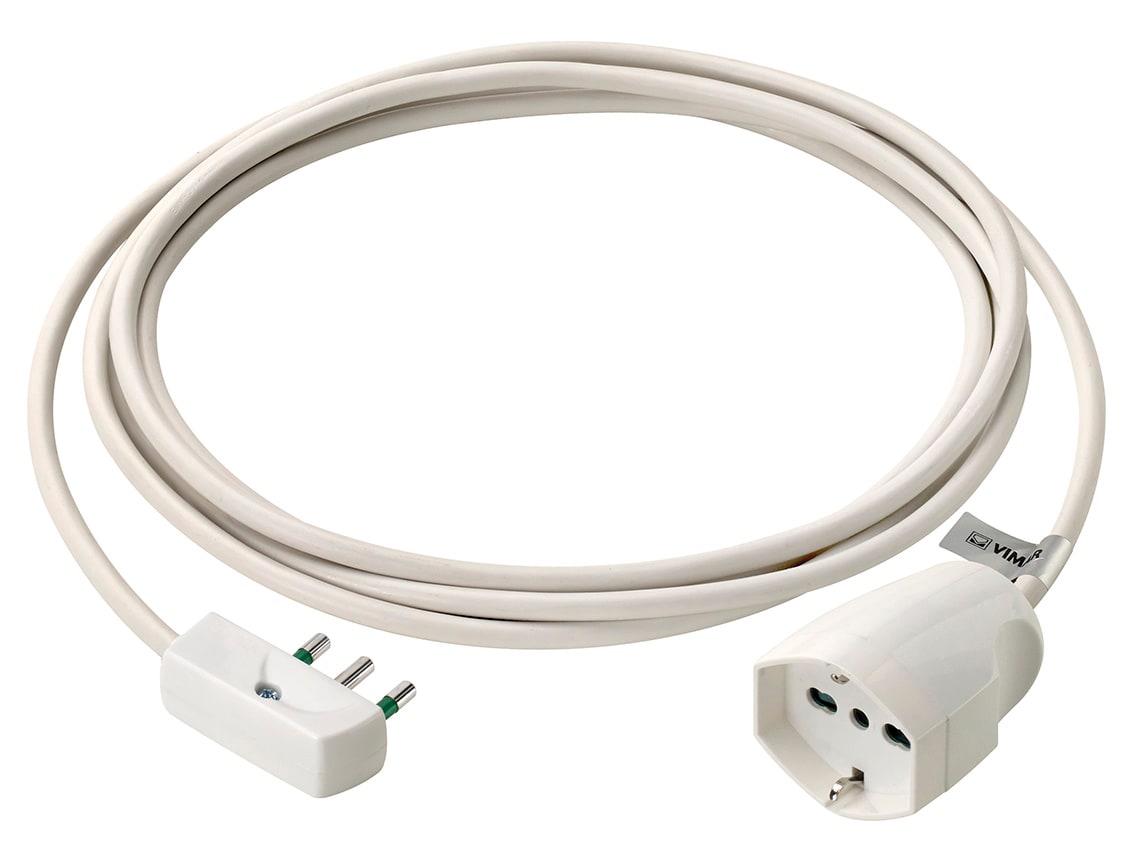 VIMAR SPA - VIW0P32381.B Prolunga 3m 3G1 SPA17 universale bianco