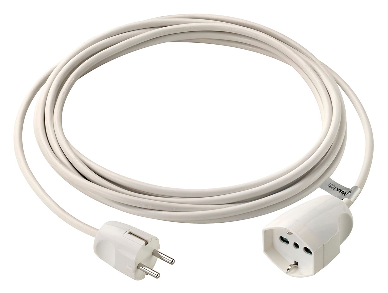 VIMAR SPA - VIW0P32401.B Prolunga 5m 3G1 DE universale bianco