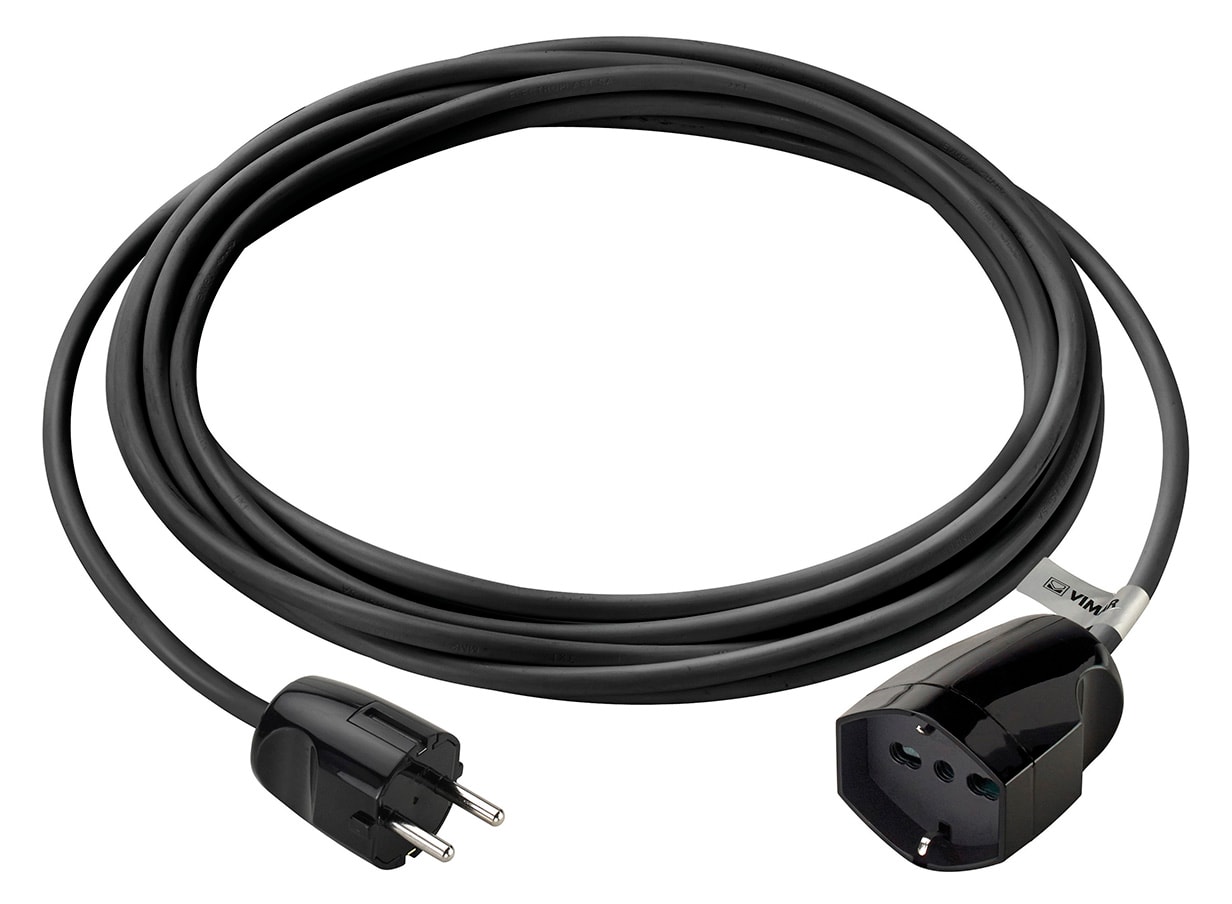 VIMAR SPA - VIW0P32401 Prolunga 5m 3G1 DE universale nero