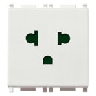 VIMAR SPA - VIW14248 Presa SICURY 2P+T 16A USA+EU bianco