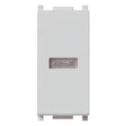 VIMAR SPA - VIW14386.B.SL Spia diffusore bianco Silver