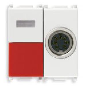 VIMAR SPA - VIW14502 Pulsante chiamata Call-way+presa DIN b