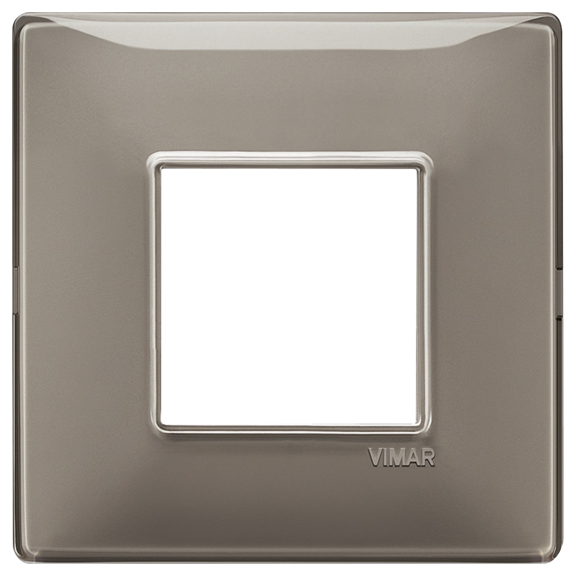 VIMAR SPA - VIW14647.40 Placca 2M BS Reflex cenere
