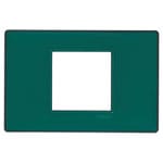 VIMAR SPA - VIW14652.47 Placca 2M centrali Reflex smeraldo