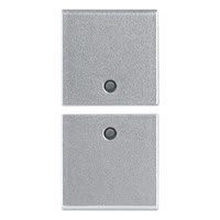 VIMAR SPA - VIW14751.SL DUE MEZZI TASTI 1M NEUTRO PERS. SILVER