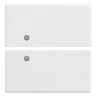 VIMAR SPA - VIW14752 Due mezzi tasti 2M neutro pers. bianco