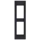 VIMAR SPA - VIW16787.16 Placca Classica 2M pann.nero