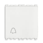 VIMAR SPA - VIW19008.2.C.B Pulsante 1P NO 10A campanello 2M bianco