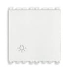 VIMAR SPA - VIW19008.2.L.B Pulsante 1P NO 10A luce 2M bianco