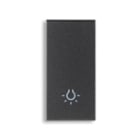 VIMAR SPA - VIW19021.L Tasto 1M simbolo luce grigio
