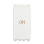 VIMAR SPA - VIW19056.34.B Pulsante 1P NO+NC 10A simbolo ON bianco