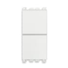 VIMAR SPA - VIW19066.B Due pulsanti indipend. NO+NO 10A bianco