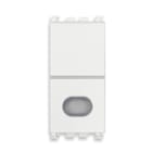VIMAR SPA - VIW19068.B Pulsante 1P NO 10A con spia bianco
