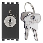 VIMAR SPA - VIW19086 Pulsante 2P NO 16A +chiave grigio