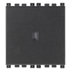 VIMAR SPA - VIW19108.2 Pulsante 1P NO 10A assiale 2M grigio