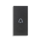 VIMAR SPA - VIW19131.C Tasto 1M simb. campanello assiale grigio