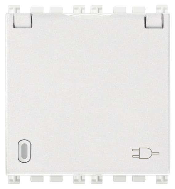 VIMAR SPA - VIW19208.C.B PRESA SICURY 2P+T 16A DE + COPER. BIANCO