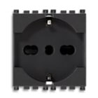 VIMAR SPA - VIW19210 Presa 2P+T 16A universale grigio