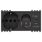 VIMAR SPA - VIW19286 Presa 2P+T 16A P30 intb+MTDiffC16 grigio