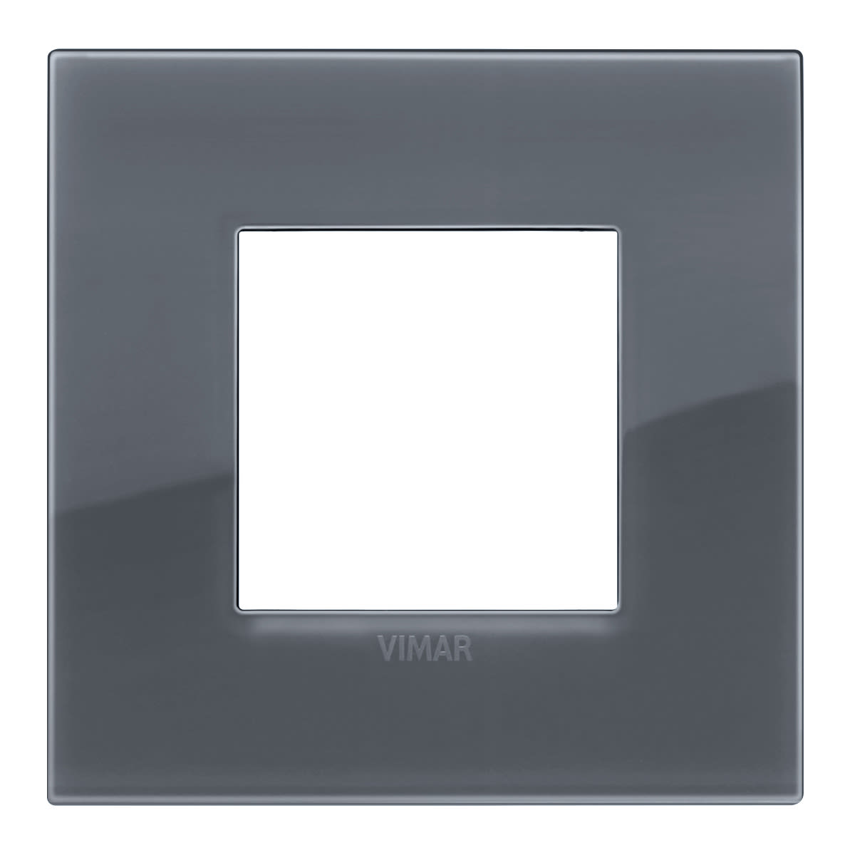 VIMAR SPA - VIW19642.61 Placca Classic 2M Reflex grigio fumè