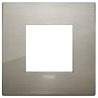VIMAR SPA - VIW19642.08 Placca Classic 2M acciaio spazzolato