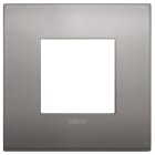 VIMAR SPA - VIW19642.10 Placca Classic 2M nichel nero