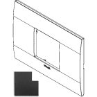 VIMAR SPA - VIW19652.71 Placca Classic 2M centrali nero