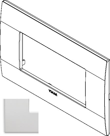 VIMAR SPA - VIW19654.05 Placca Classic 4M perla matt