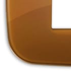 VIMAR SPA - VIW19682.62 Placca Round 2M centrali Reflex caramel