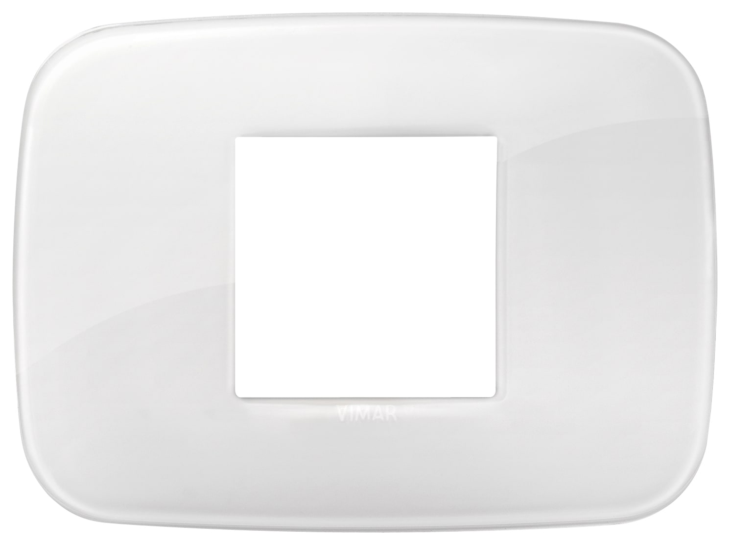 VIMAR SPA - VIW19682.B66 Placca Round2MC Reflex ghiaccio tot.look