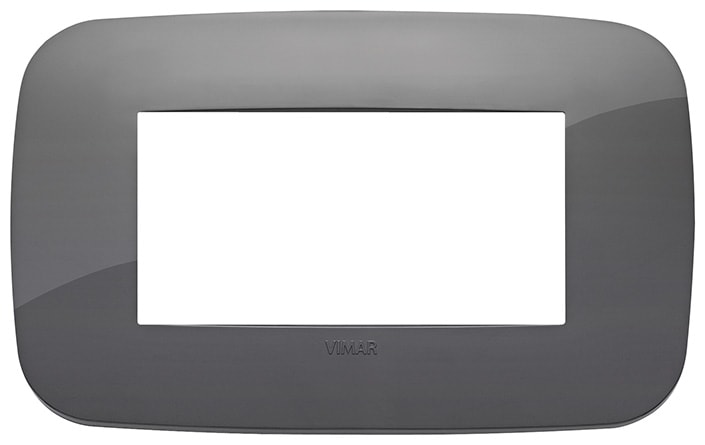VIMAR SPA - VIW19684.82 Placca Round 4M grigio