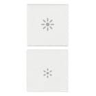 VIMAR SPA - VIW19751.3.B Due mezzi tasti 1M dimmer bianco