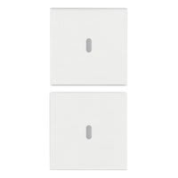 VIMAR SPA - VIW19751.B Due mezzi tasti 1M neutro pers. bianco