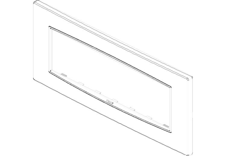 VIMAR SPA - VIW20657.C13 PLACCA CLASSIC 7M ARGENTO MATT