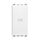 VIMAR SPA - VIW20056.34.B Pulsante 1P NO+NC 10A simbolo ON bianco