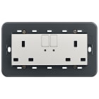 VIMAR SPA - VIW20222.L.N 2 prese 2P+T 13A inglese interr. Next