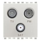 VIMAR SPA - VIW20303.N Presa TV-FM-SAT diretta 3 uscite Next