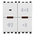 VIMAR SPA - VIW20586.B Microfono di chiamata bianco