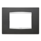 VIMAR SPA - VIW20653.C15 PLACCA CLASSIC 3M ANTRACITE MATT