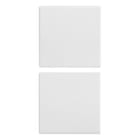 VIMAR SPA - VIW20751.0.B Due mezzi tasti 1M fissi neutri bianco