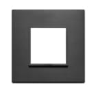 VIMAR SPA - VIW21642.18 Placca 2M nero totale