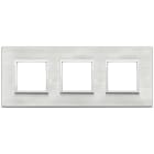 VIMAR SPA - VIW21644.02 Placca 6M (2+2+2) int71 grigio Next