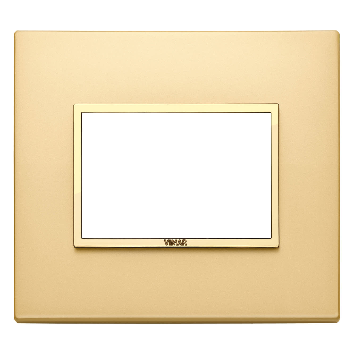 VIMAR SPA - VIW21653.G10 Placca 3M oro totale satinato