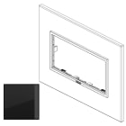 VIMAR SPA - VIW21654.88 Placca 4M nero totale diamante