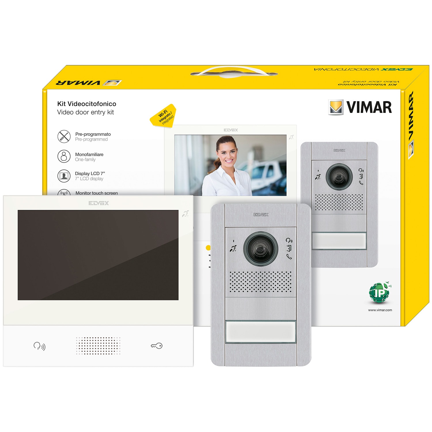 VIMAR S.P.A. - VIWK40607.01 KIT VIDEOCITOFONICO MONO IP TAB 7S+41006