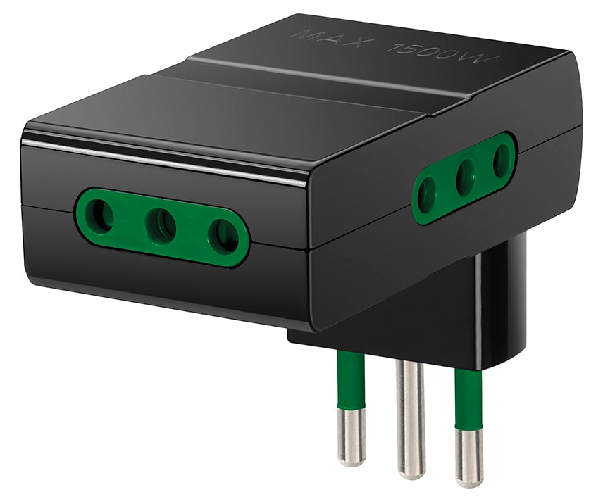 VIMAR SPA - VIWRI.00310 ADATTATORE MULT. S11 + 3P11 NERO