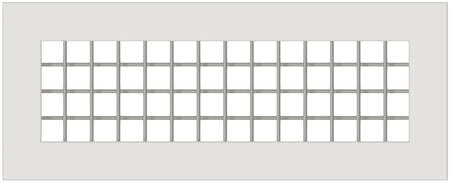 HENCO - CAPPELLOTTO - CPLVMC2620200 DIFFUSORE A DOPPIO FILARE 200X100