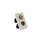 FAIT SRL - FIT5121808 VP/FM - PRESA DOP. FF + IECM COMP. VIMAR PLANA