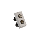 FAIT SRL - FIT5122809 VPS/FI - PRESA DOP FF+ IECF COMP VIMAR PLANA SILVER