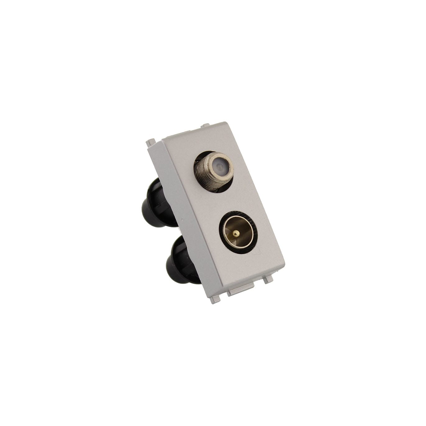 FAIT SRL - FIT5121809 VPS/FM - PRESA DOP FF+ IECM COMP VIMAR PLANA SILVER